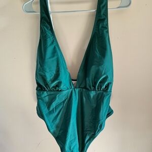 Emerald Green Women's One Piece Swimsuit